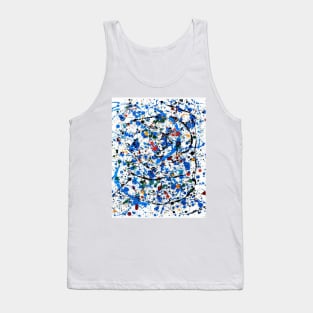 Jackson Pollock abstract, pattern design, Jackson Pollock art, Tank Top